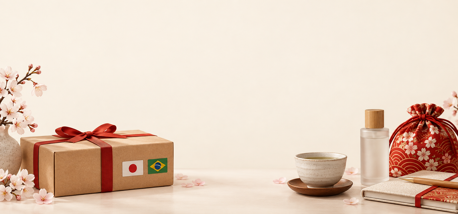 Produtos japoneses enviados ao Brasil
